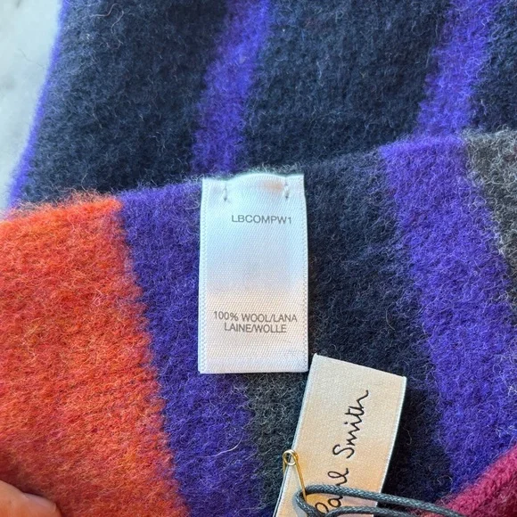 Paul Smith Multicolor Wool Scarf - Picture 3 of 5